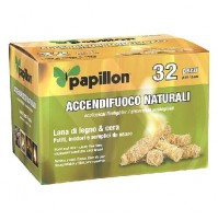Accendifuoco Naturale Papillon - 12 Confezioni da 32 pz.
